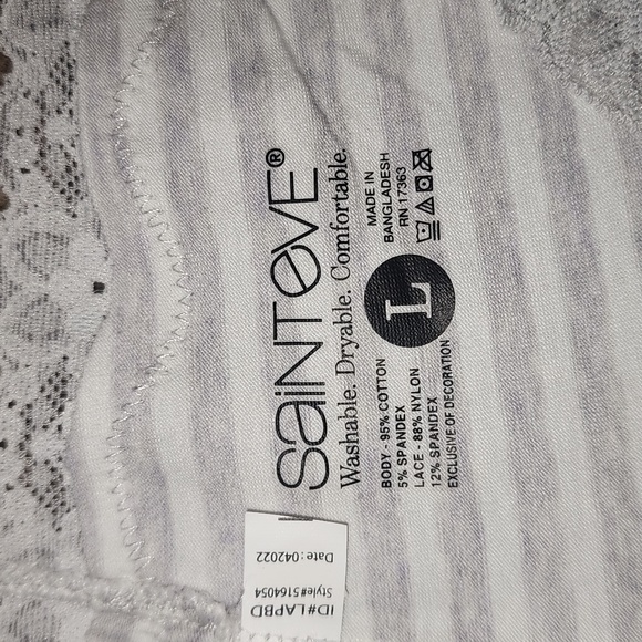 🔴 Juniors' Saint Eve Hipster Panty with Lace Size L - Picture 4 of 5